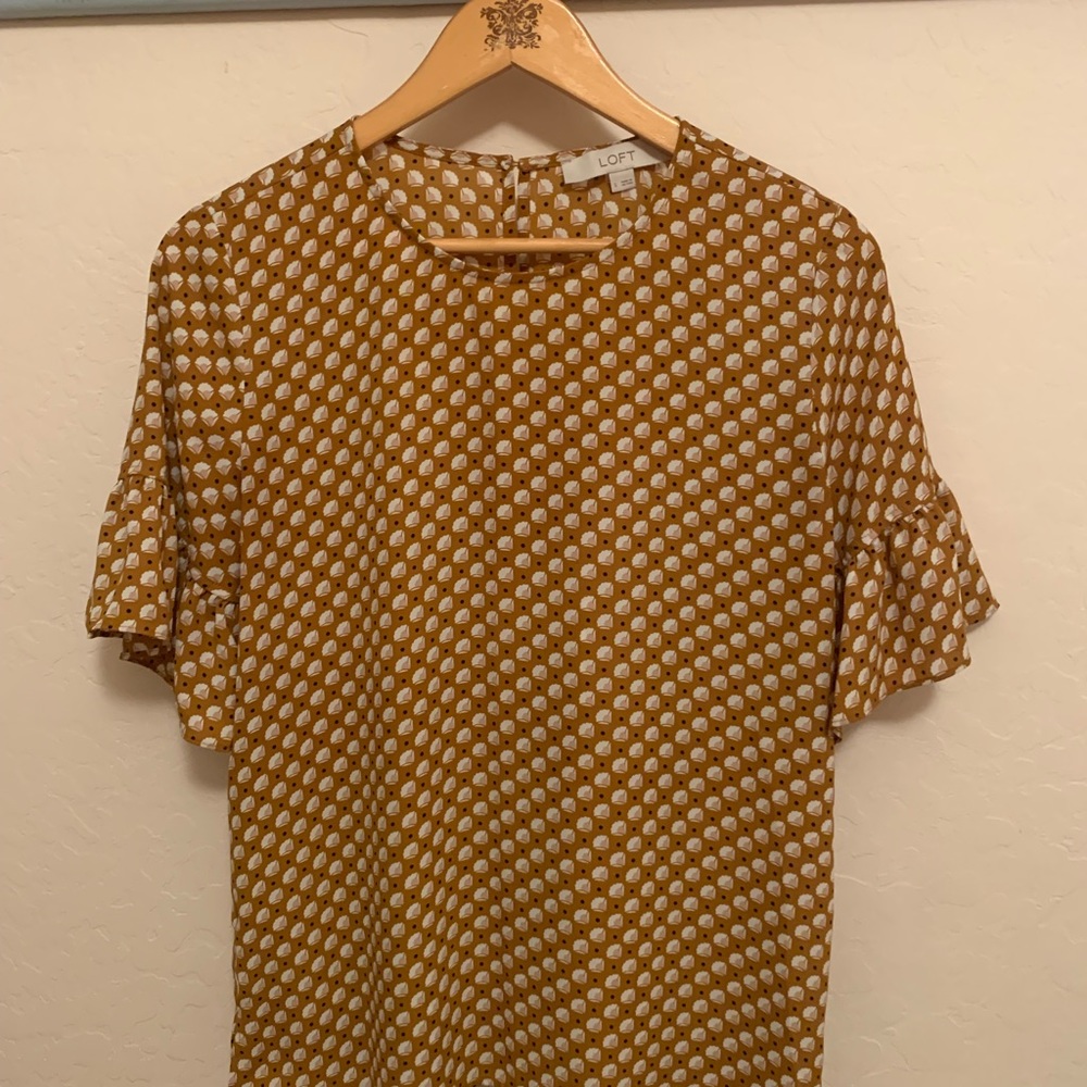 LOFT Short Sleeve Blouse